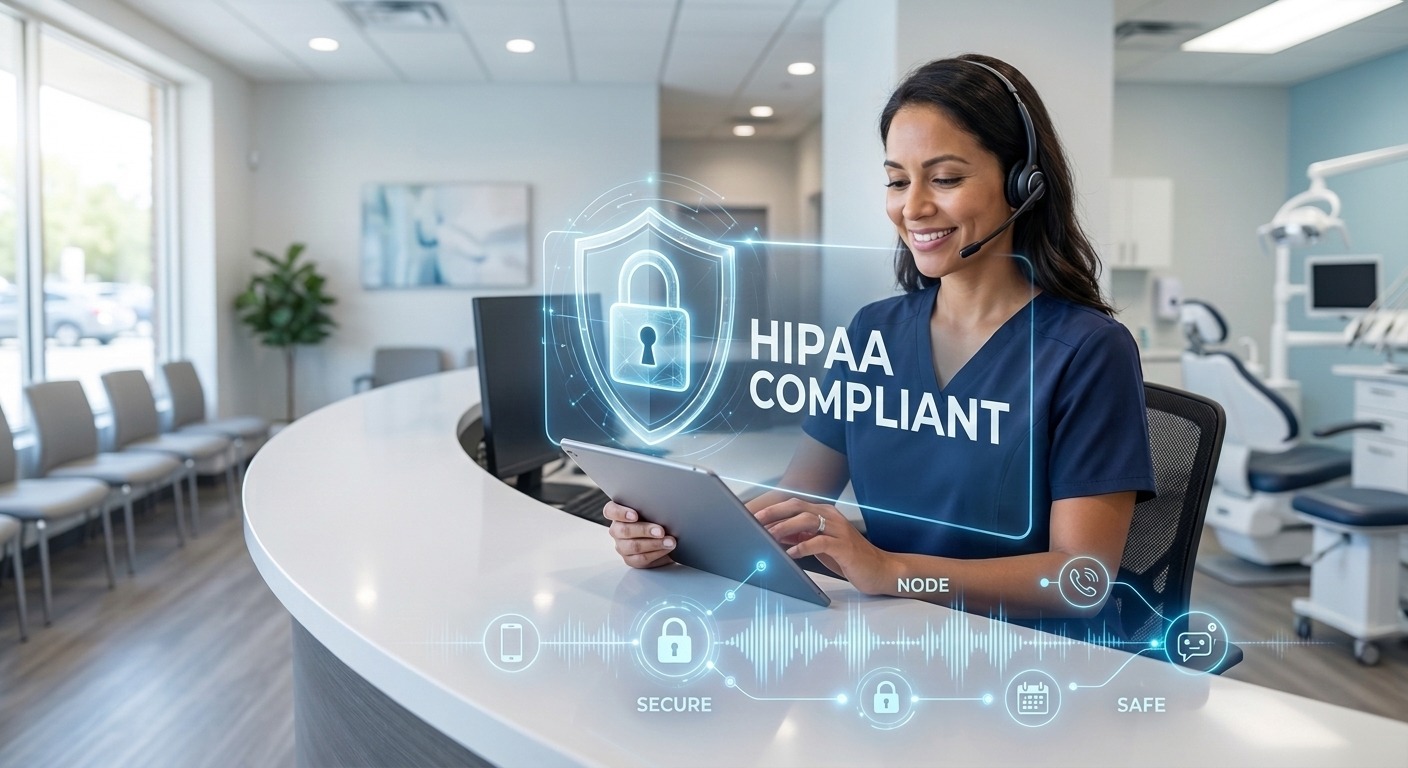 Guide to the Best HIPAA-Compliant AI Dental Receptionist 