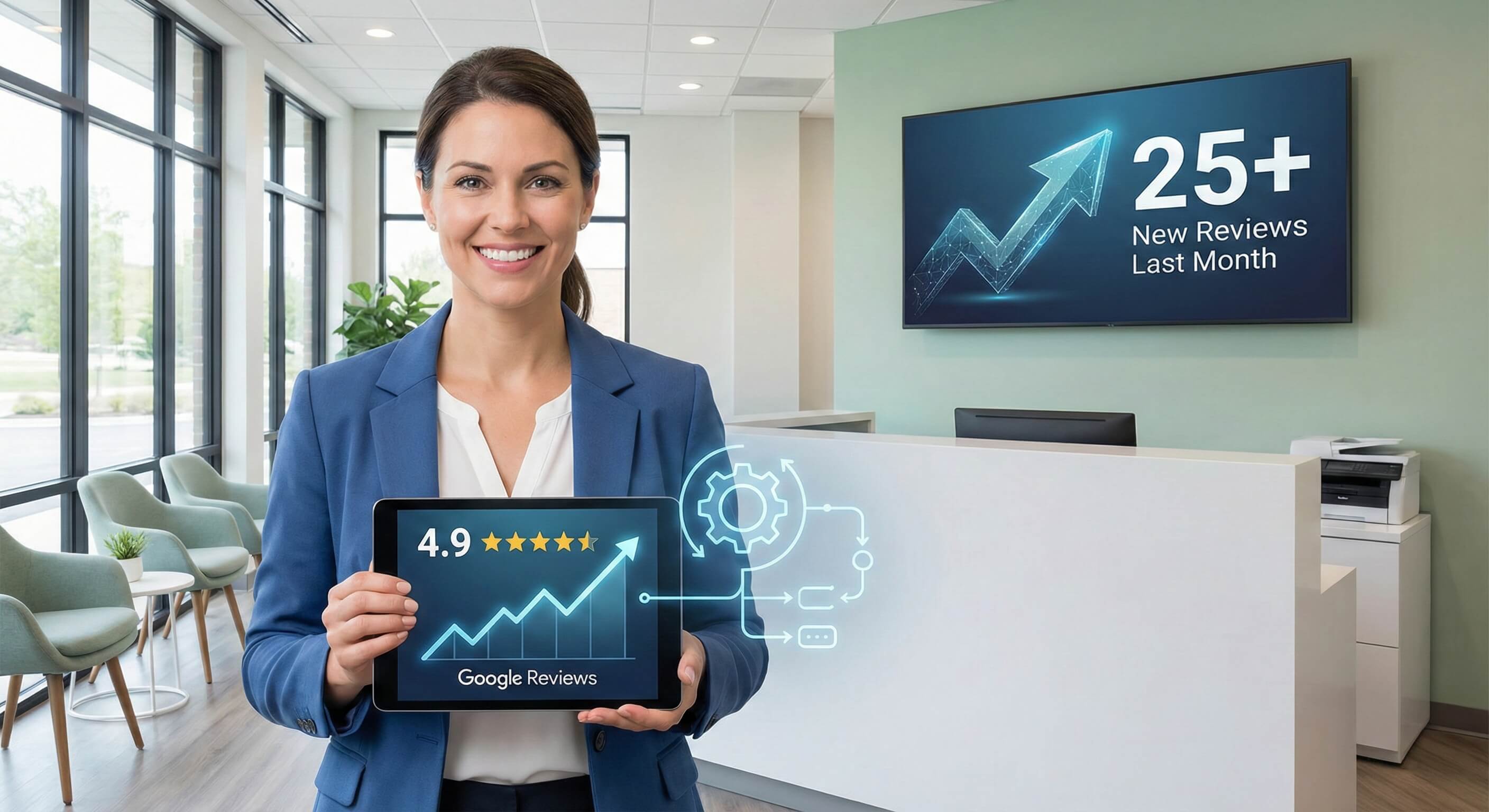 How to Generate 25+ Google Reviews Per Month Automatically