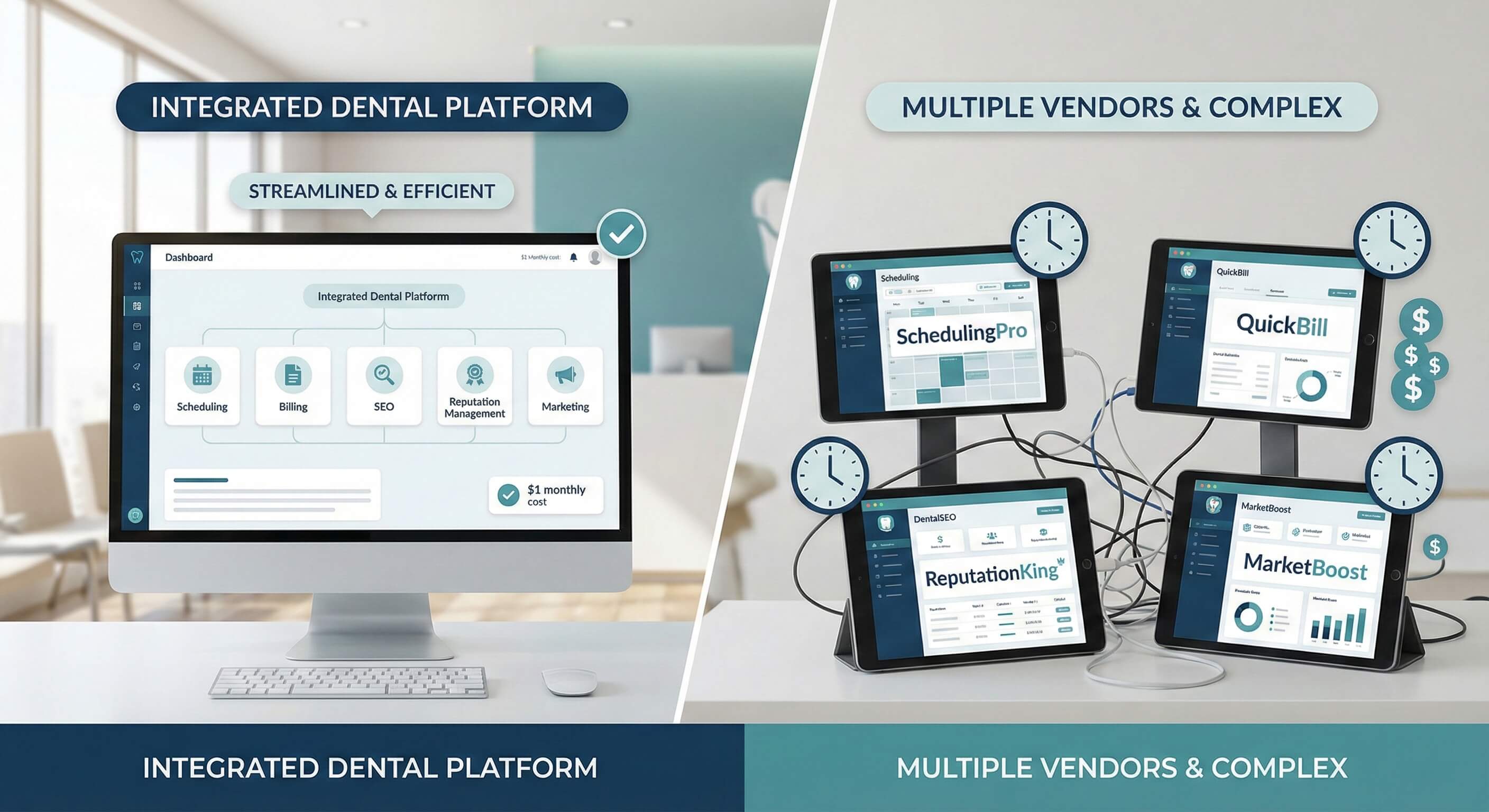 One Dental Platform vs Multiple Vendors: A Cost Analysis