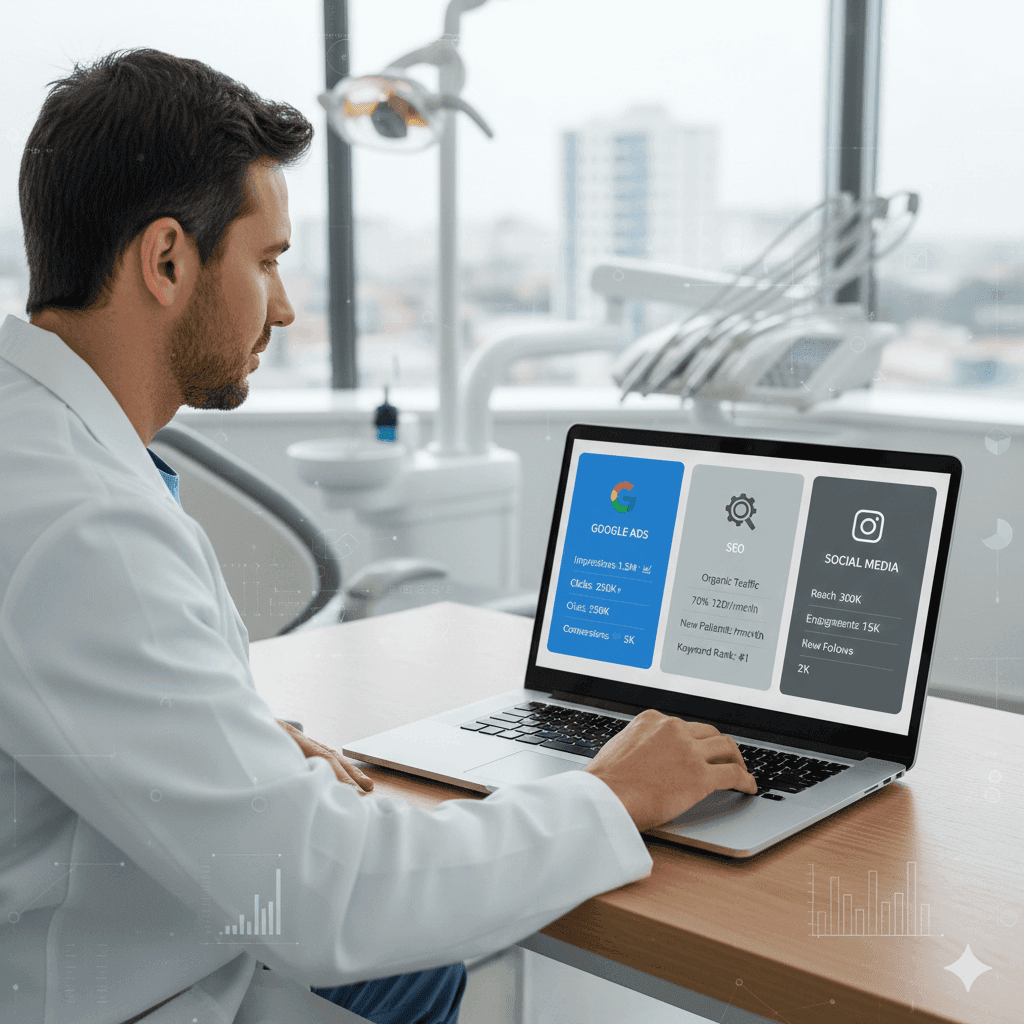 What's Better for Dentists: Google Ads vs SEO vs Social Media