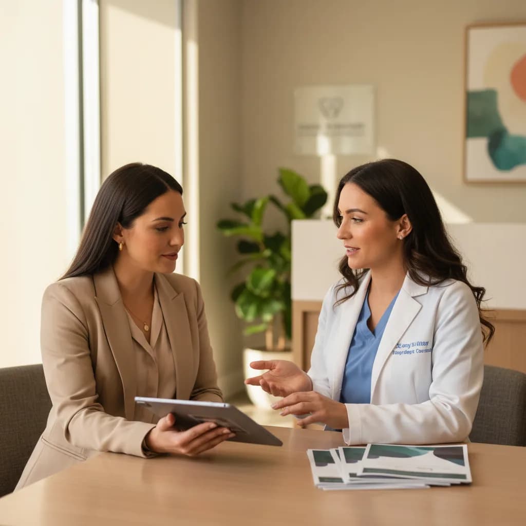 Open envelope with a folded dental newsletter card on a white surface, representing dental practice patient communication and newsletter content ideas.