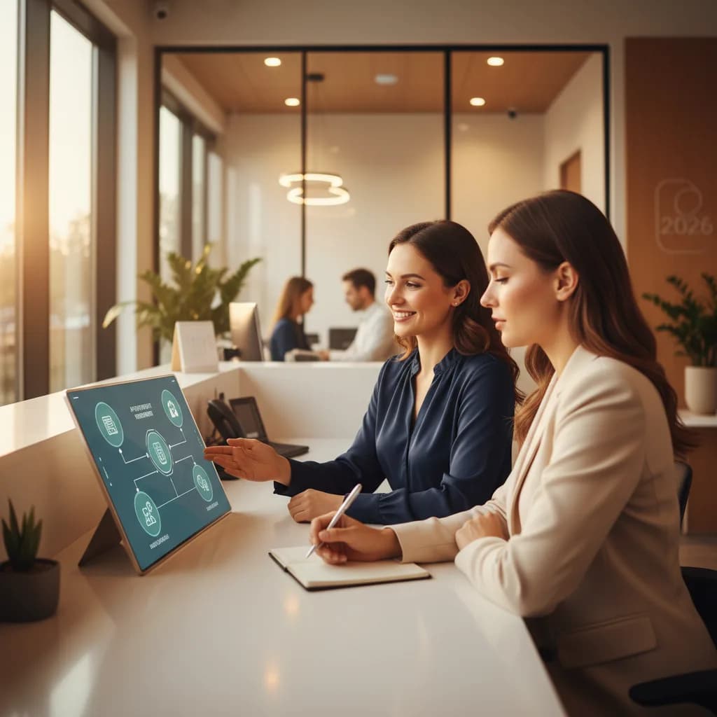 Dental front desk automation showing which tasks to automate and which to keep human