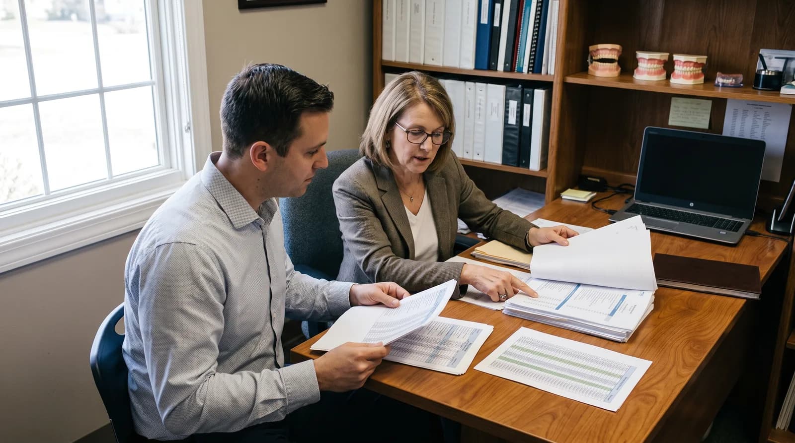 Dentist comparing a traditional marketing agency path with a unified growth partner system that connects search, reviews, calls, scheduling, follow-up, and booked growth.
