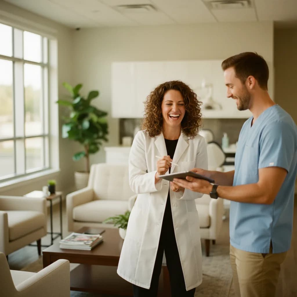 Dental marketing solutions checklist showing seven categories for practice owners to score their marketing stack