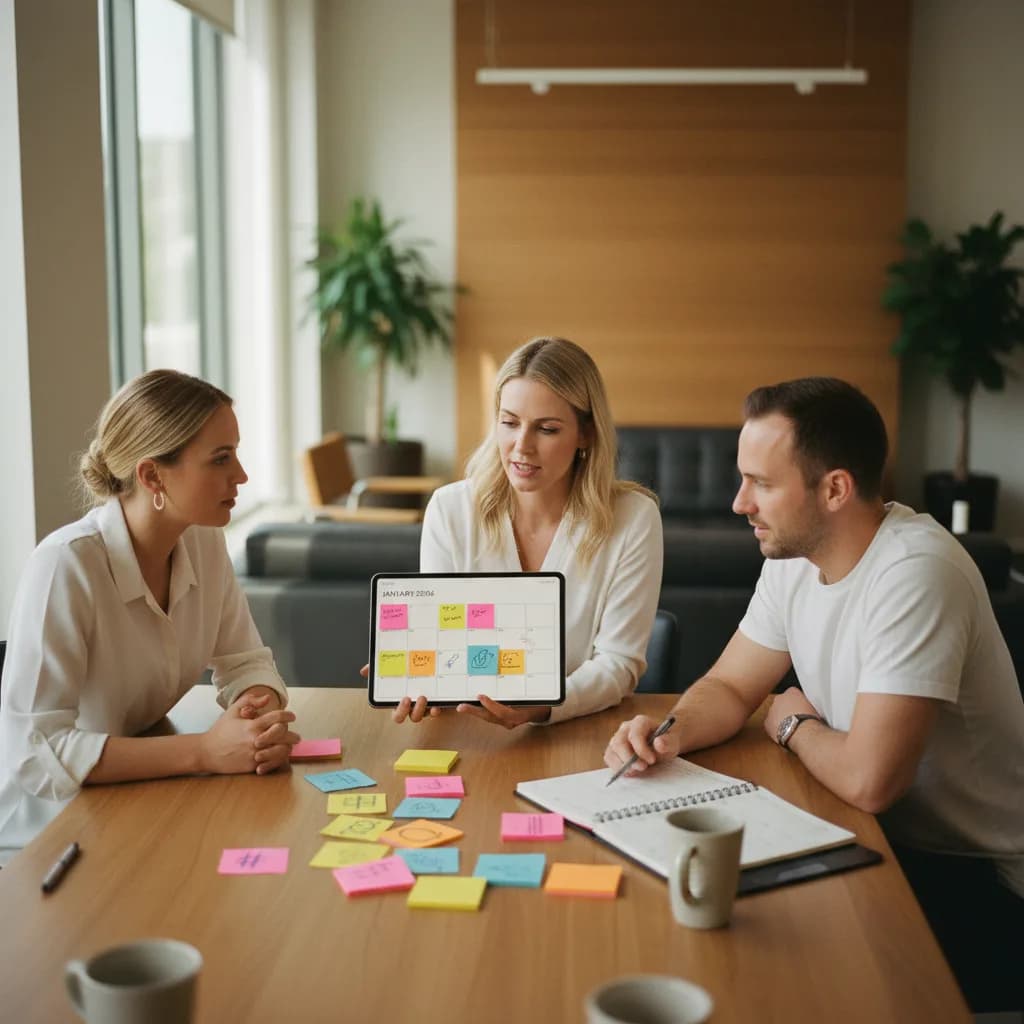 Dental social media calendar 2026 planning guide with monthly themes and AI prompts