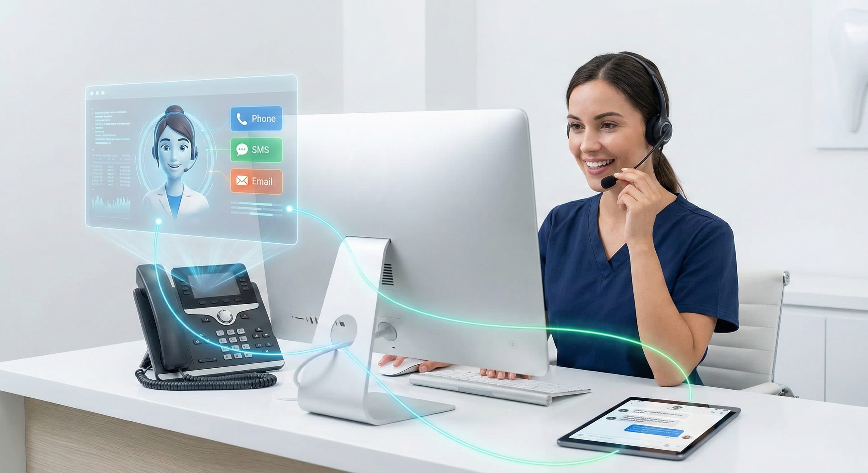 AI Receptionist + Human: Omnichannel Communication Guide