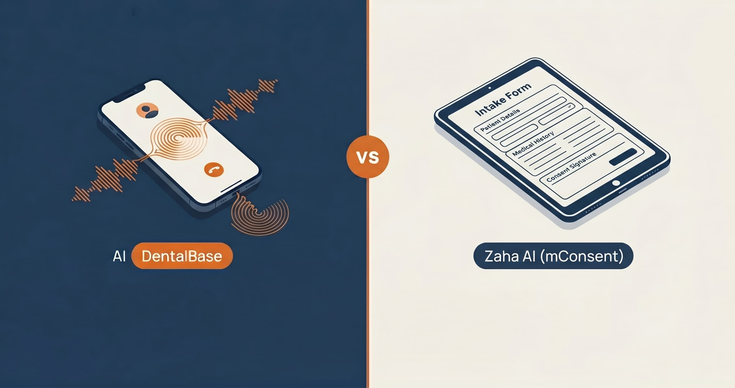 DentalBase vs Zaha AI (mConsent): AI Receptionist Comparison