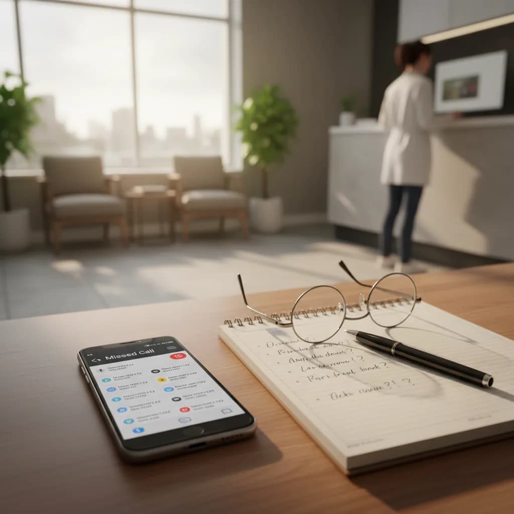 Dental practice phone ringing unanswered, showing how missed calls cost dental offices thousands in monthly revenue