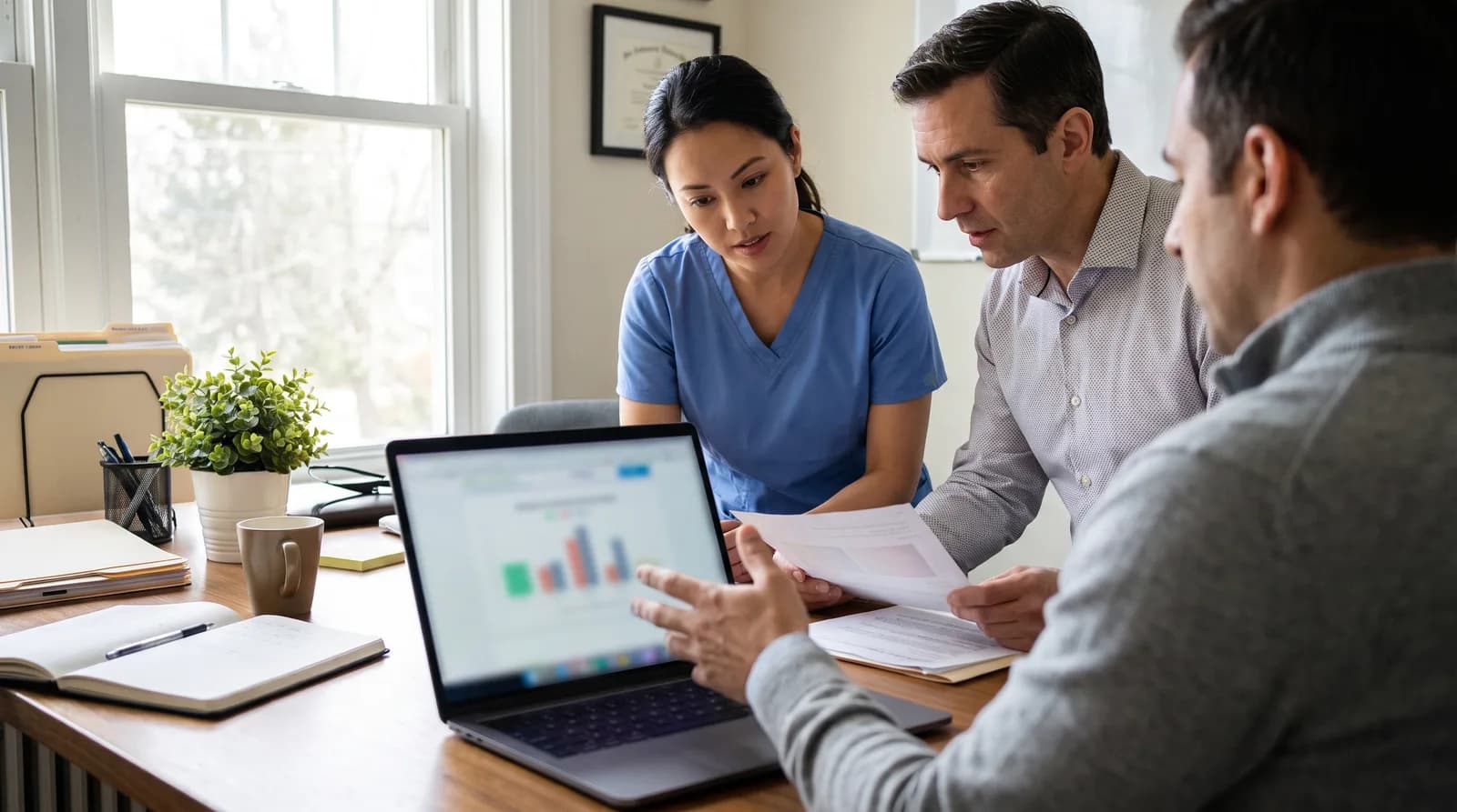 Periodontist PPC campaign planning for implant and gum treatment keywords