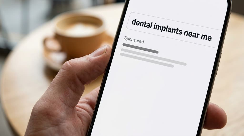 Periodontist Google Ads: Win Implant & Gum Cases