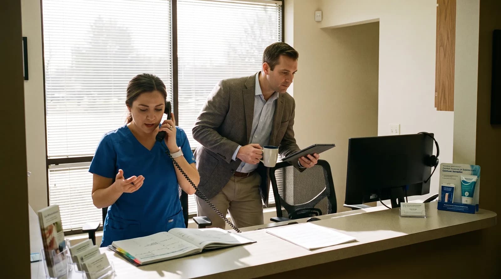 Virtual receptionist vs in-house dental front desk comparison for dental offices