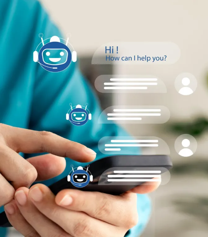 Team discussing website planning