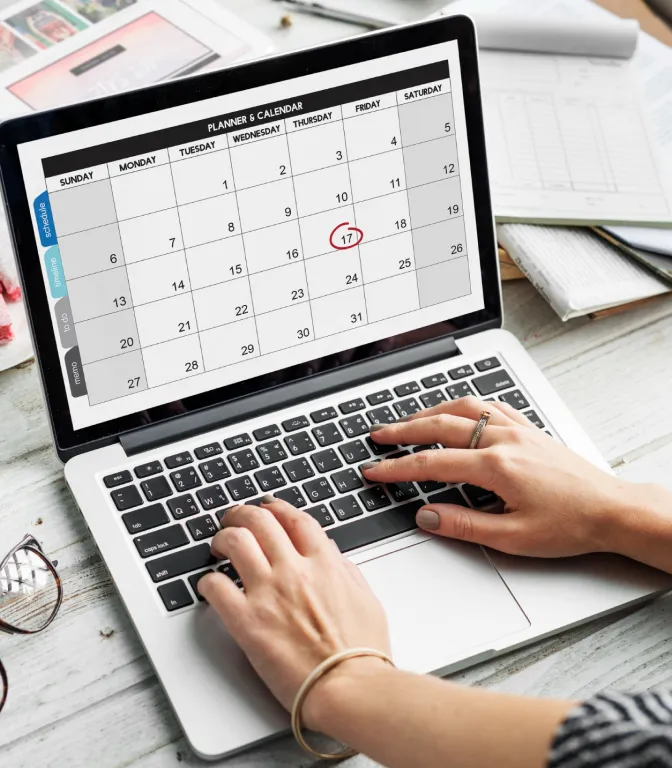 Team discussing website planning