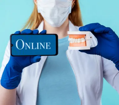 Online sign or banner